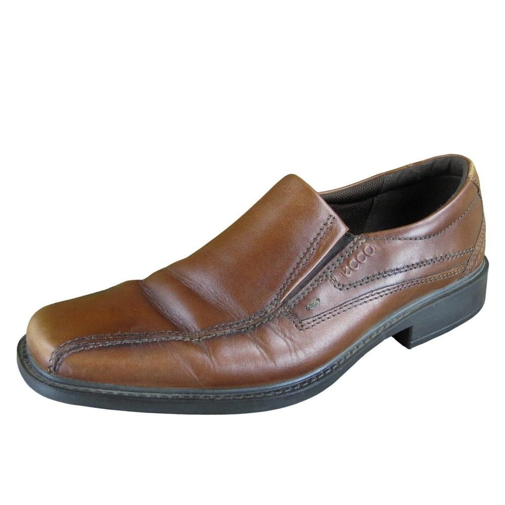 ECCO Men's  Loafer Brown‎ Leather Size 43 Medium  Used 2025